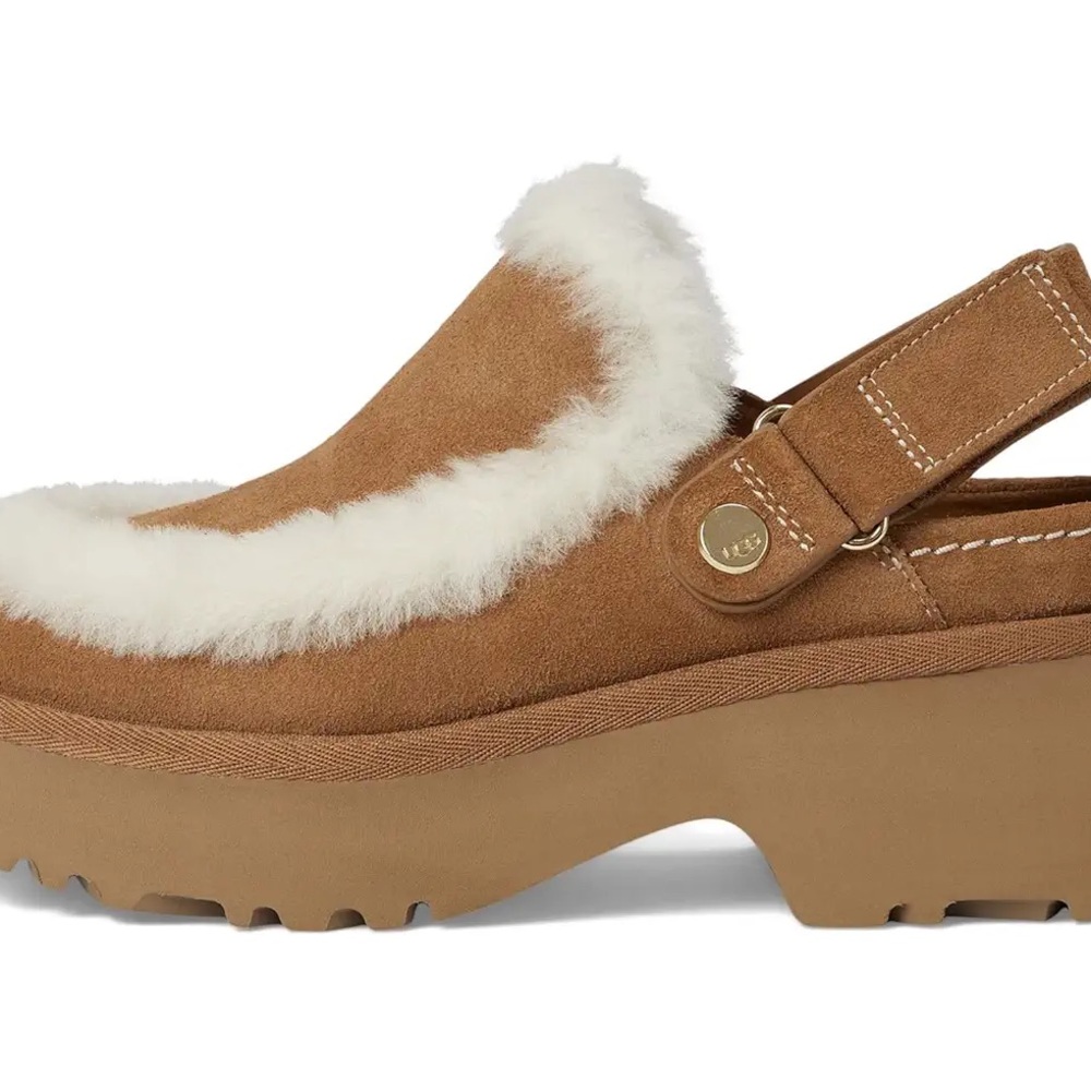 UGG Brown Shearling Mules